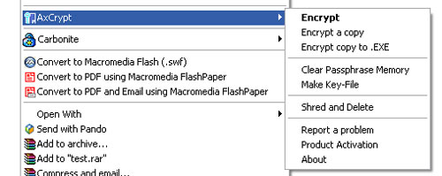 axcrypt1 Using AxCrypt to Encrypt Individual Files