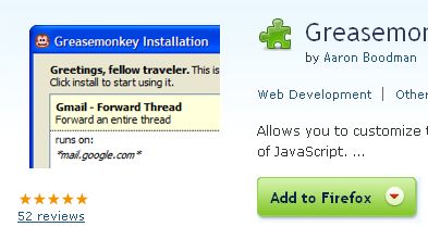 Greasemonkey Firefox Addon