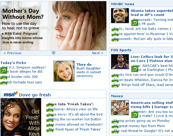MSN CSS mess