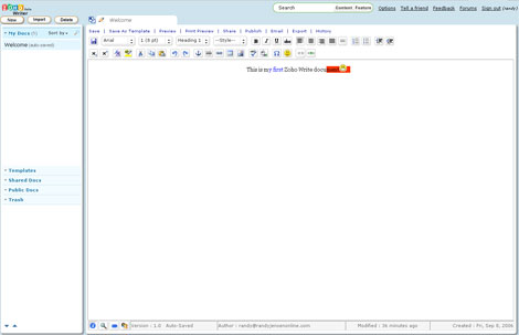 zohowriter Site Of the Week: Part VIII